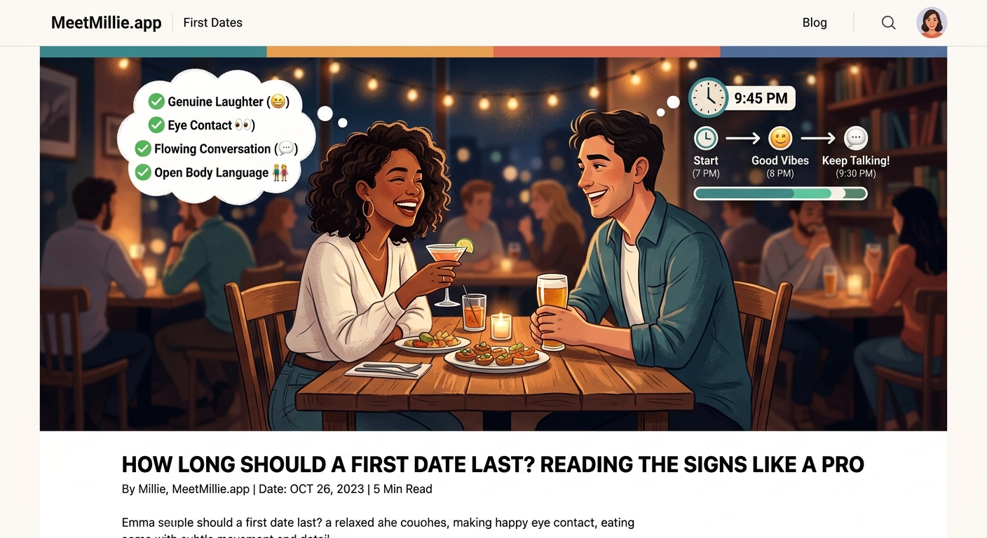 How Long Should a First Date Last? Reading the Signs Like a Pro - Illustration 2
