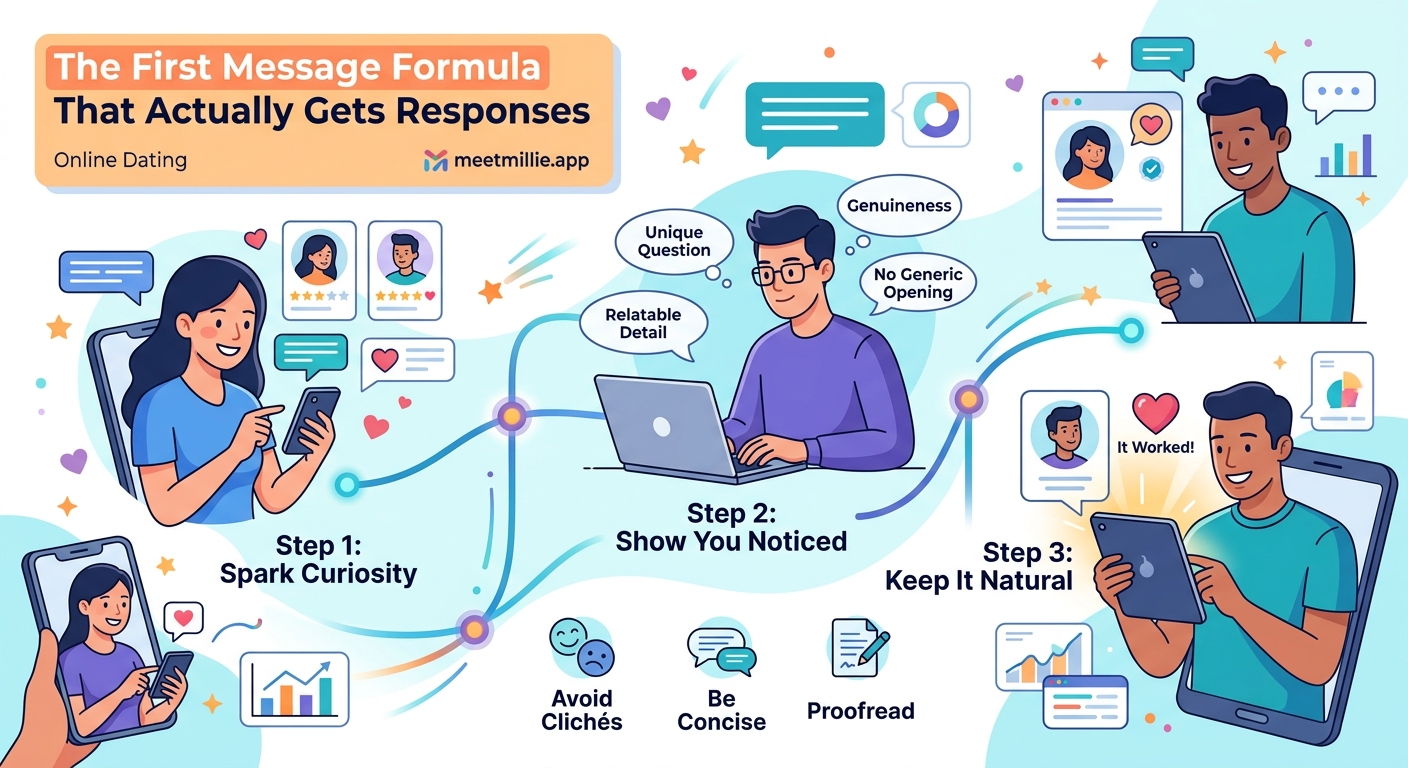 The First Message Formula That Actually Gets Responses - Illustration 1