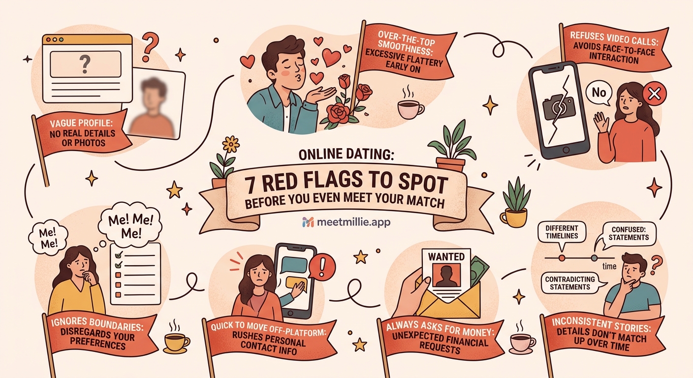 7 Red Flags to Spot Before You Even Meet Your Match - Illustration 1