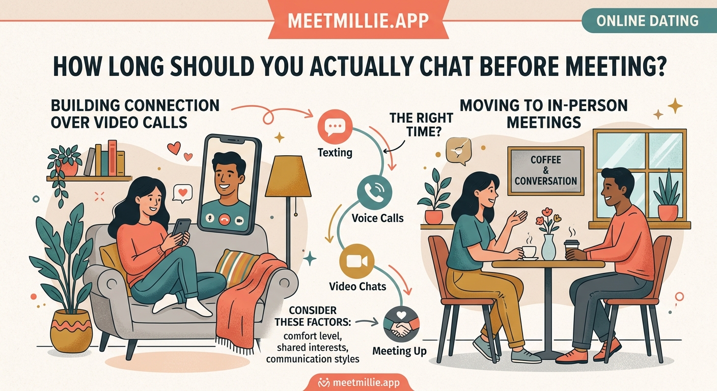 How Long Should You Actually Chat Before Meeting in Person? - Illustration 1