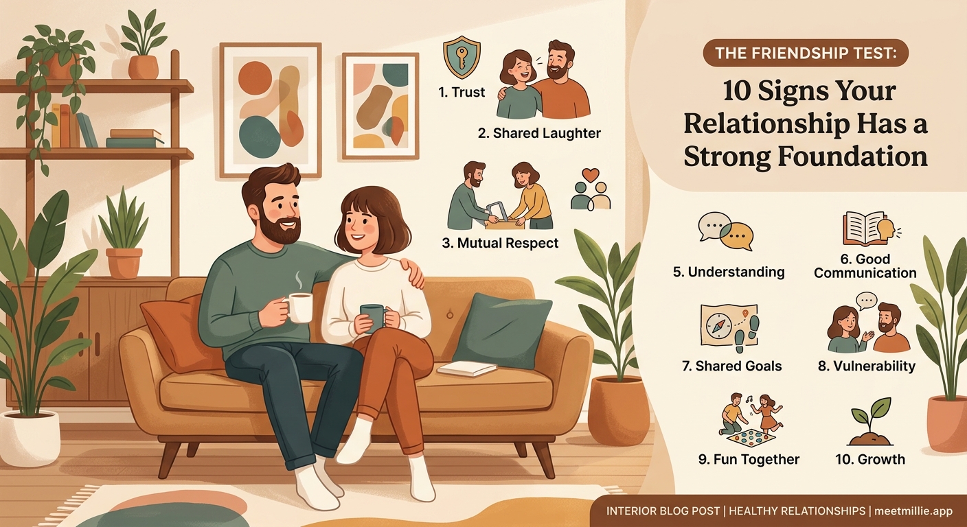 The Friendship Test: 10 Signs Your Romantic Relationship Has a Strong Foundation - Illustration 1