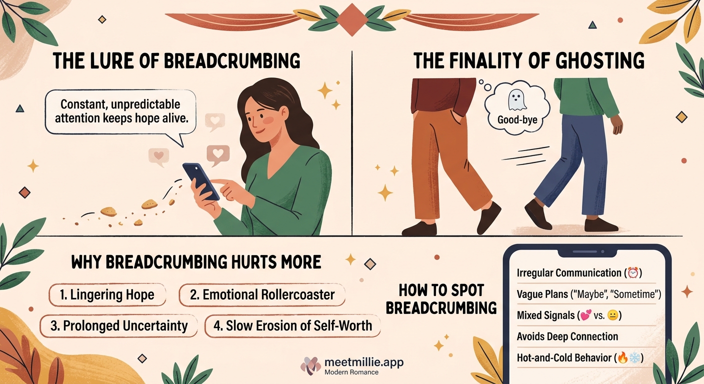 Why Breadcrumbing Hurts More Than Ghosting (And How to Spot It) - Illustration 1