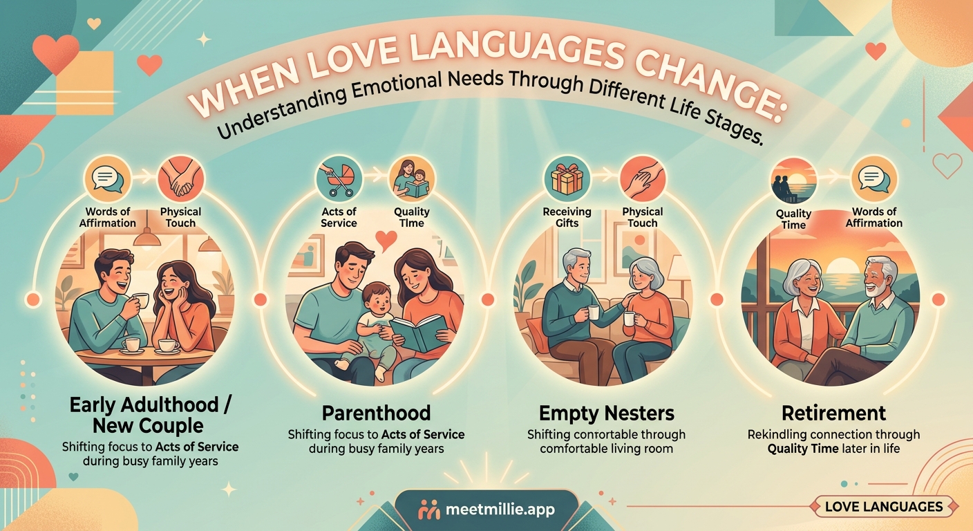When Love Languages Change: Understanding Emotional Needs Through Different Life Stages - Illustration 2