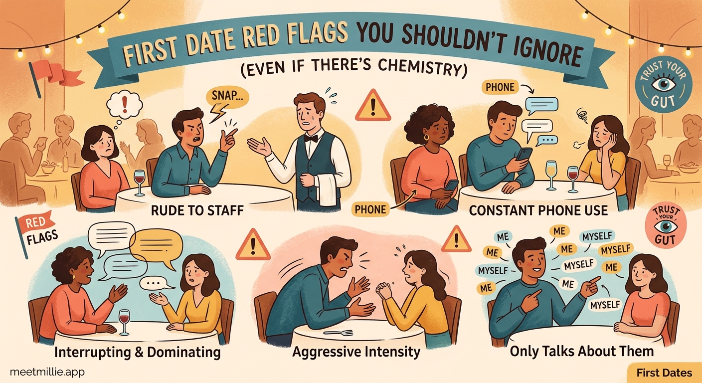 First Date Red Flags You Shouldn't Ignore (Even If There's Chemistry) — 2