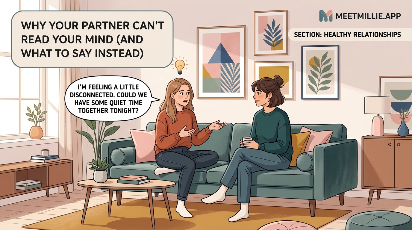 Why Your Partner Can't Read Your Mind (And What to Say Instead of Expecting Them To) - Illustration 2