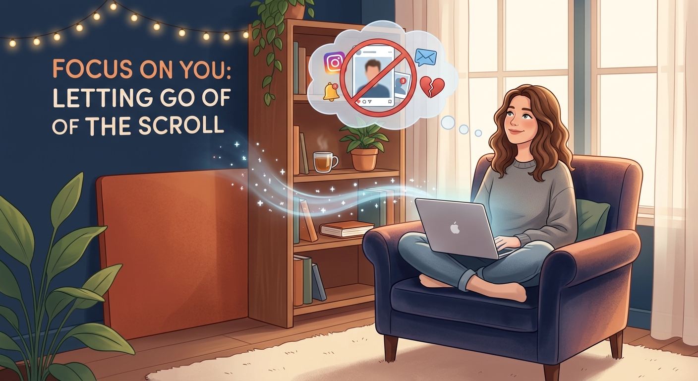 How to Stop Checking Your Ex's Social Media (And Why It's Sabotaging Your Healing) - Illustration 1