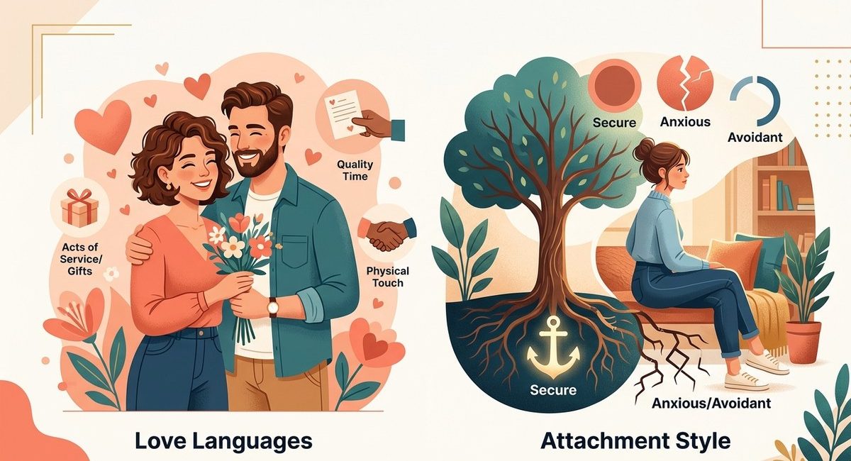 Why Your Love Language Might Be Different From Your Attachment Style